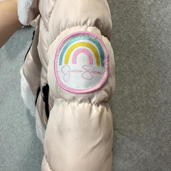 Jessica Simpson Pink Baby Girls' Puffer Jacket, Size 18M - Picture 9 of 11